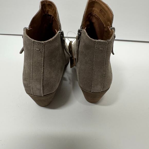 Frye Womens Judith Double Zip Suede Leather Ankle Bootie Taupe Gray Size 9.5M - Picture 5 of 11